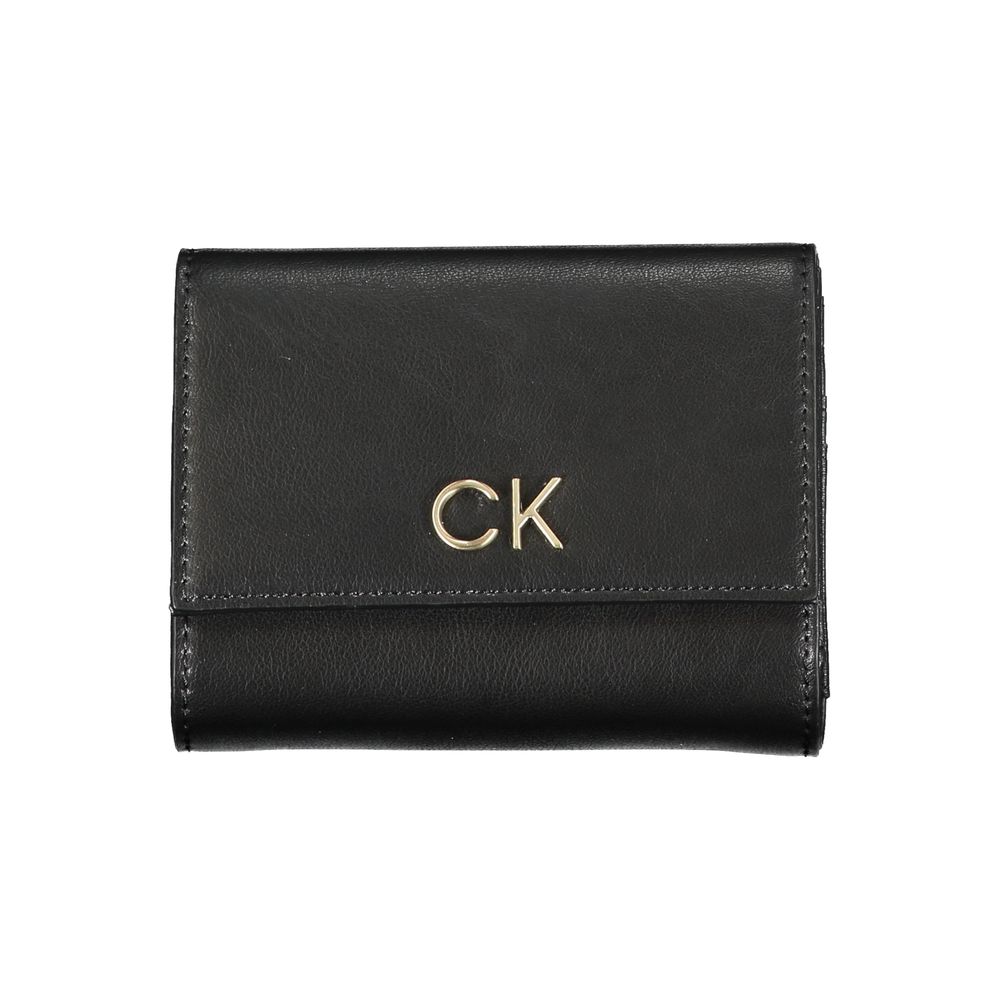 Calvin Klein Women's Black Polyurethane Wallet