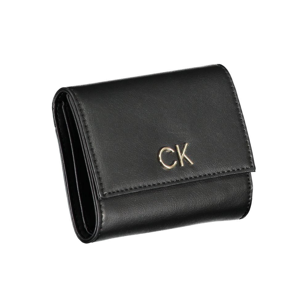 Calvin Klein Women's Black Polyurethane Wallet