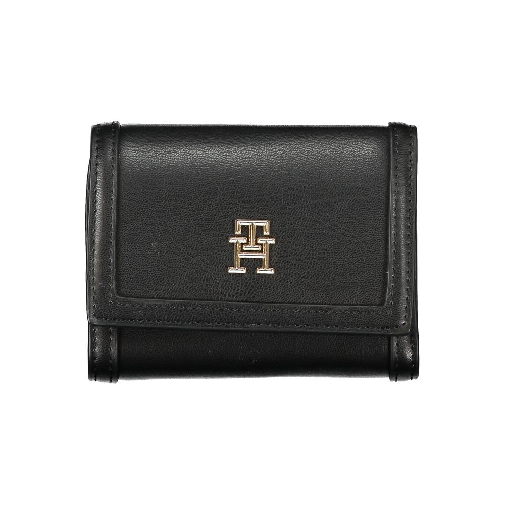 Tommy Hilfiger Women's Black Polyurethane Wallet