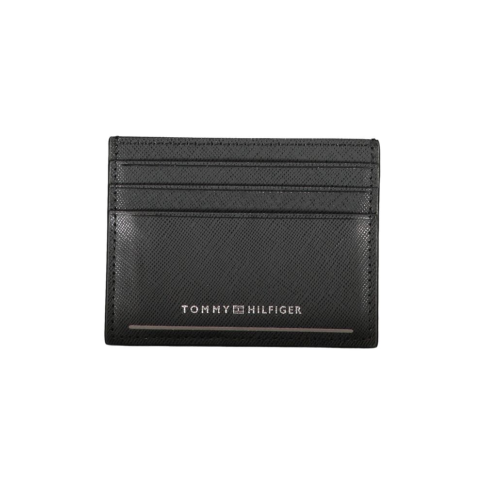 Tommy Hilfiger Men's Black Leather Wallet