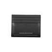 Tommy Hilfiger Schwarzes Leder Portemonnaie für Herren