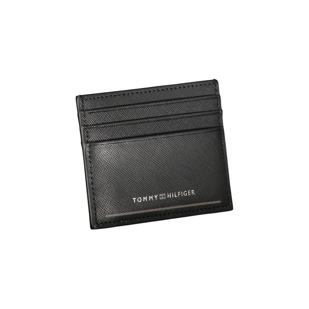 Tommy Hilfiger Men's Black Leather Wallet