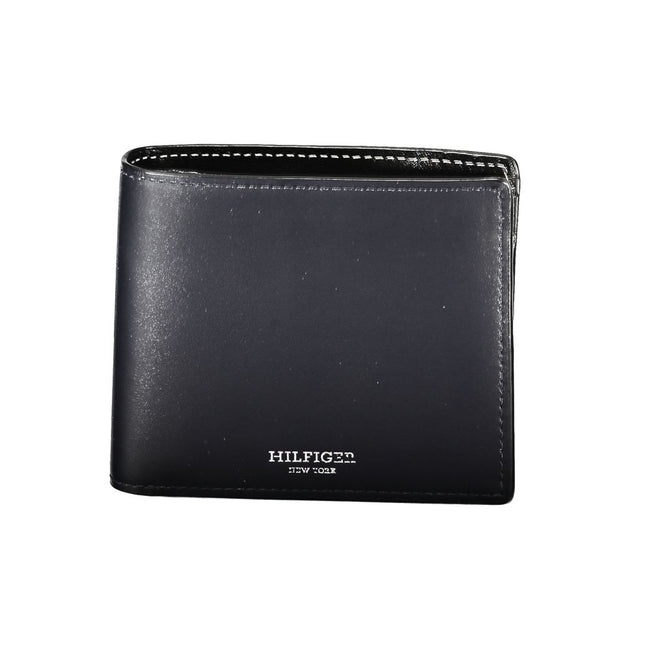 Tommy Hilfiger Blaues Leder Portemonnaie