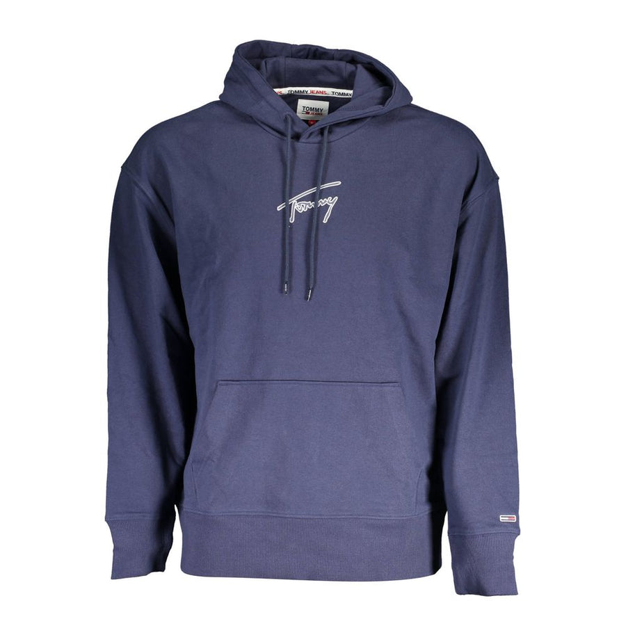 Tommy Hilfiger Men's Blue Cotton Hoodie