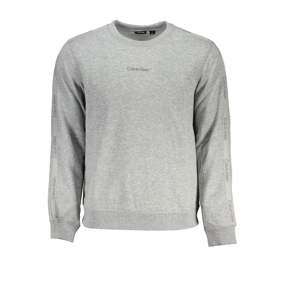 Calvin Klein Grey Polyester Men's Sweatshirt
