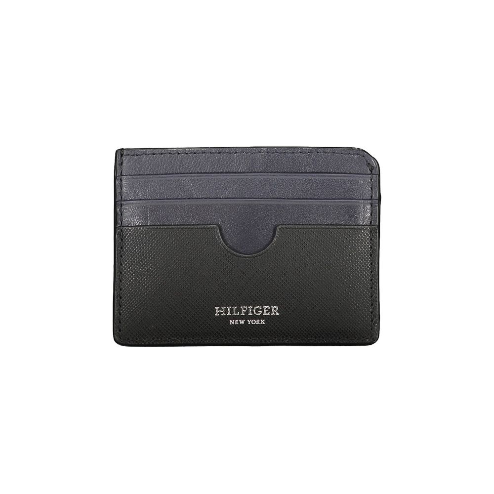 Tommy Hilfiger Men's Black Leather Wallet