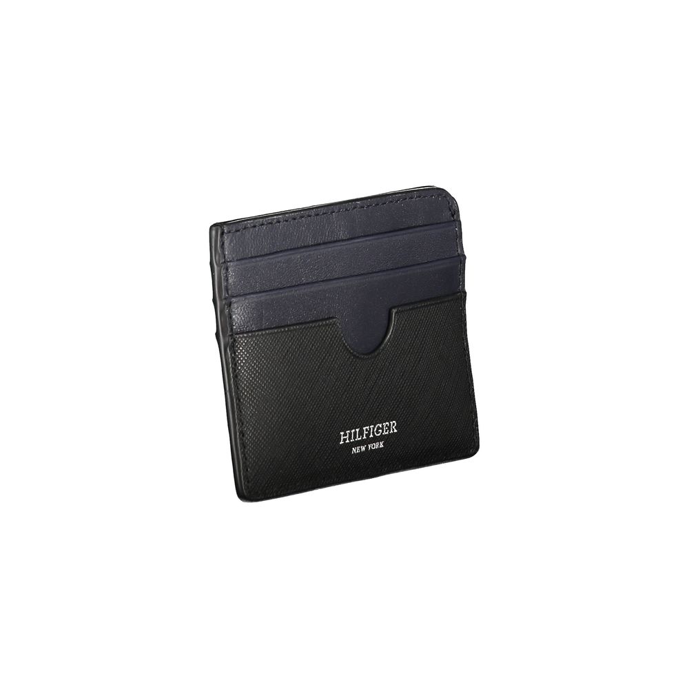 Tommy Hilfiger Men's Black Leather Wallet