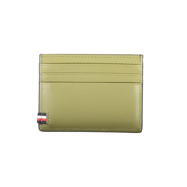 Tommy Hilfiger Schwarzes Leder Portemonnaie