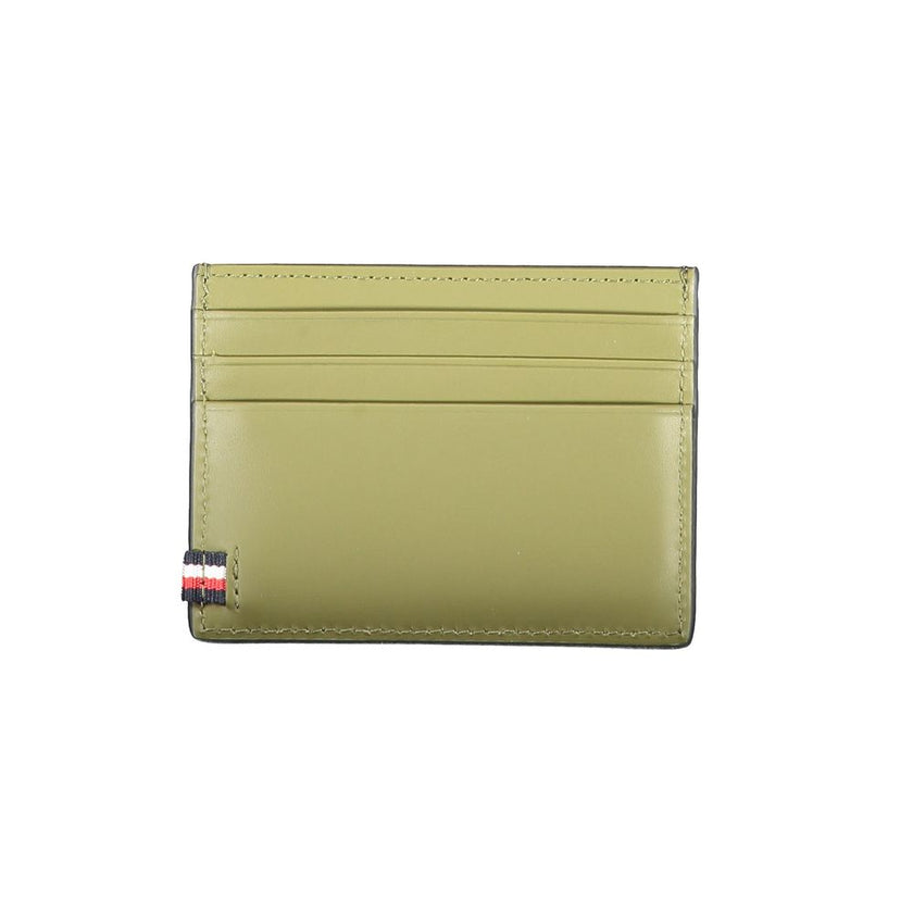 Tommy Hilfiger Schwarzes Leder Portemonnaie