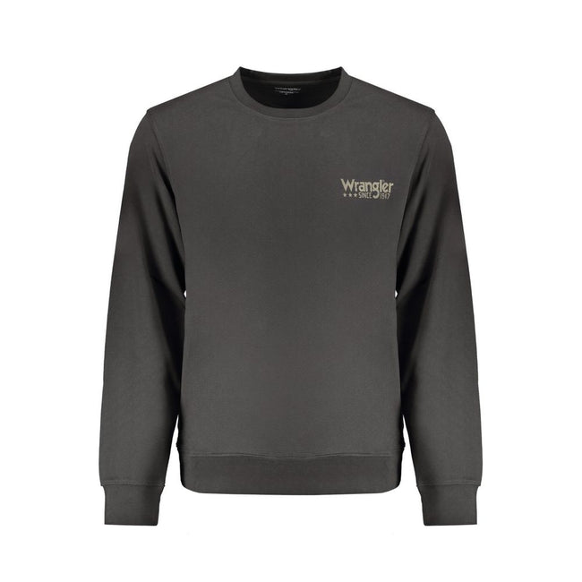 Wrangler Schwarzer Baumwoll-Herren-Sweatshirt
