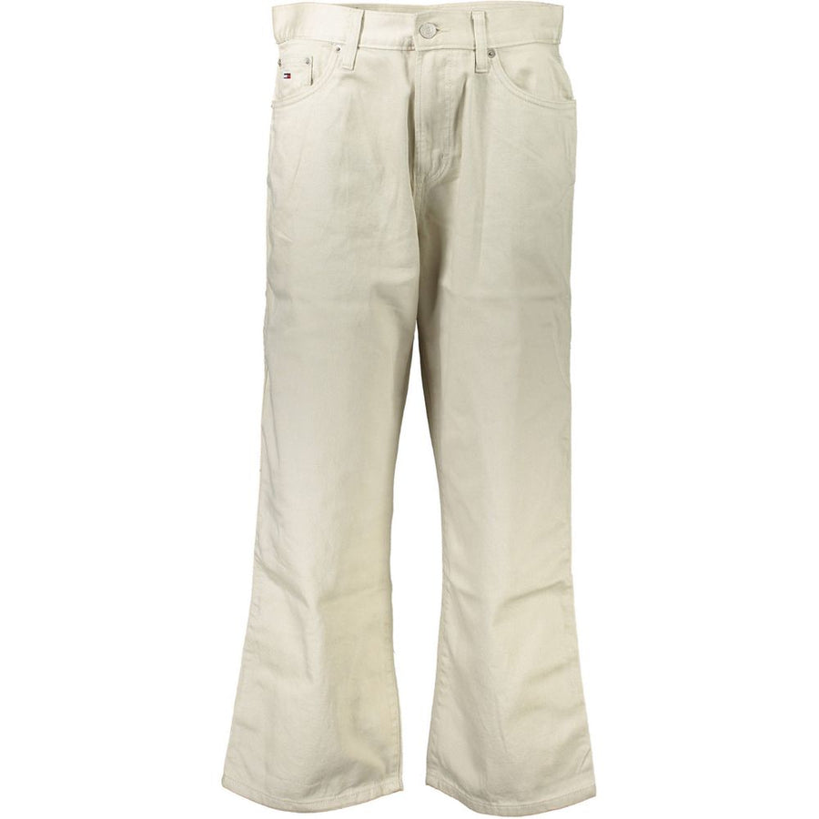 Tommy Hilfiger Beigefarbene Baumwolljeans