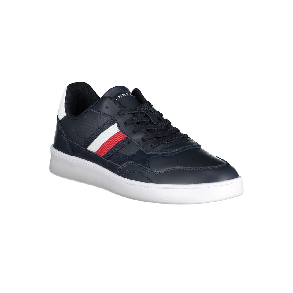 Tommy Hilfiger Men's Blue Polyurethane Sneakers