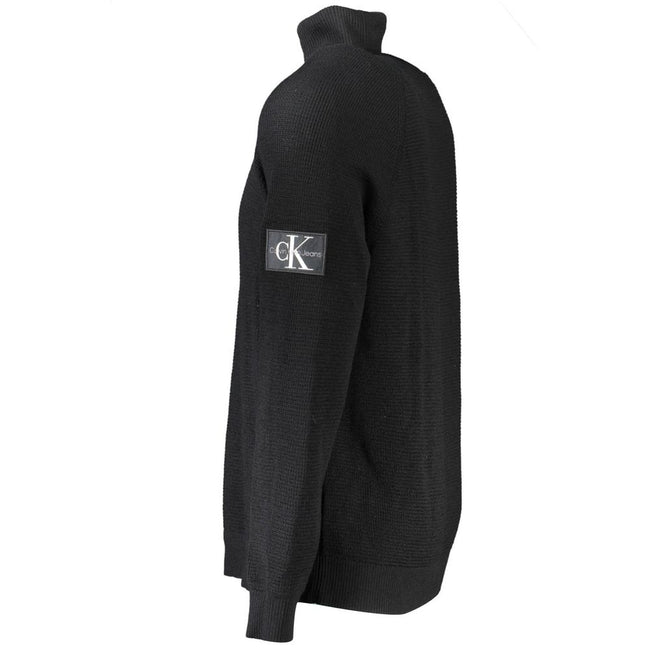 Calvin Klein Schwarzer Pullover aus Wolle für Männer