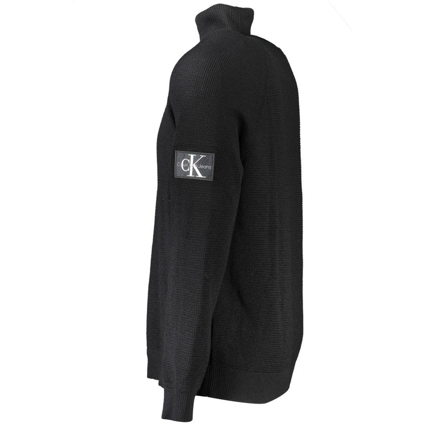 Calvin Klein Schwarzer Pullover aus Wolle für Männer