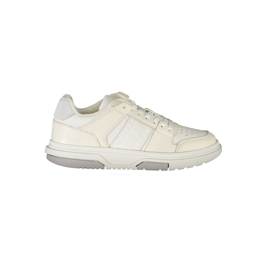 Tommy Hilfiger Women's White Leather Sneakers