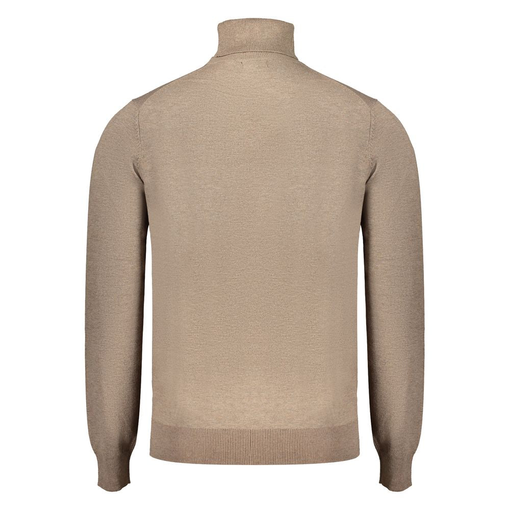 Norway 1963 Marrone Poliammide Herrenpullover
