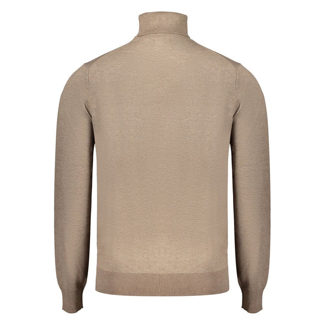 Norway 1963 Marrone Poliammide Herrenpullover