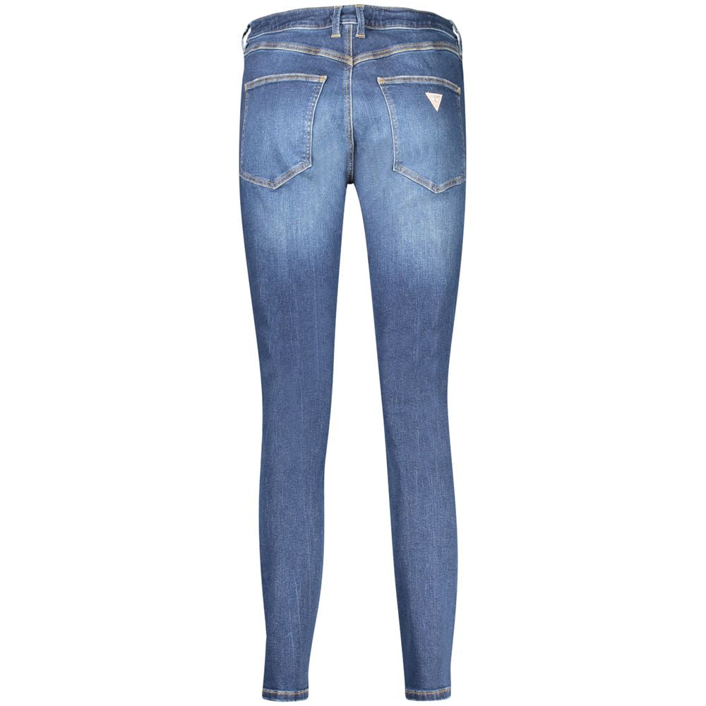 Guess Women's Blue Cotton Jeans