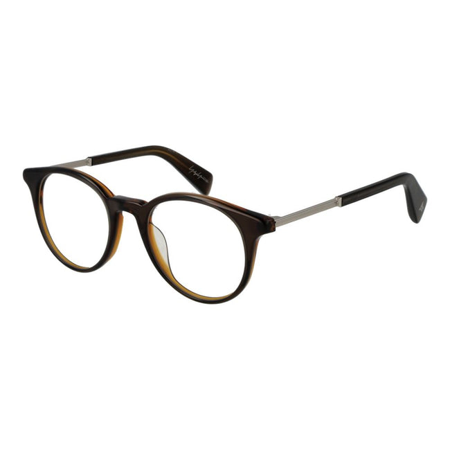 Yohji Yamamoto Braune Kunststoffbrille (Fassung)