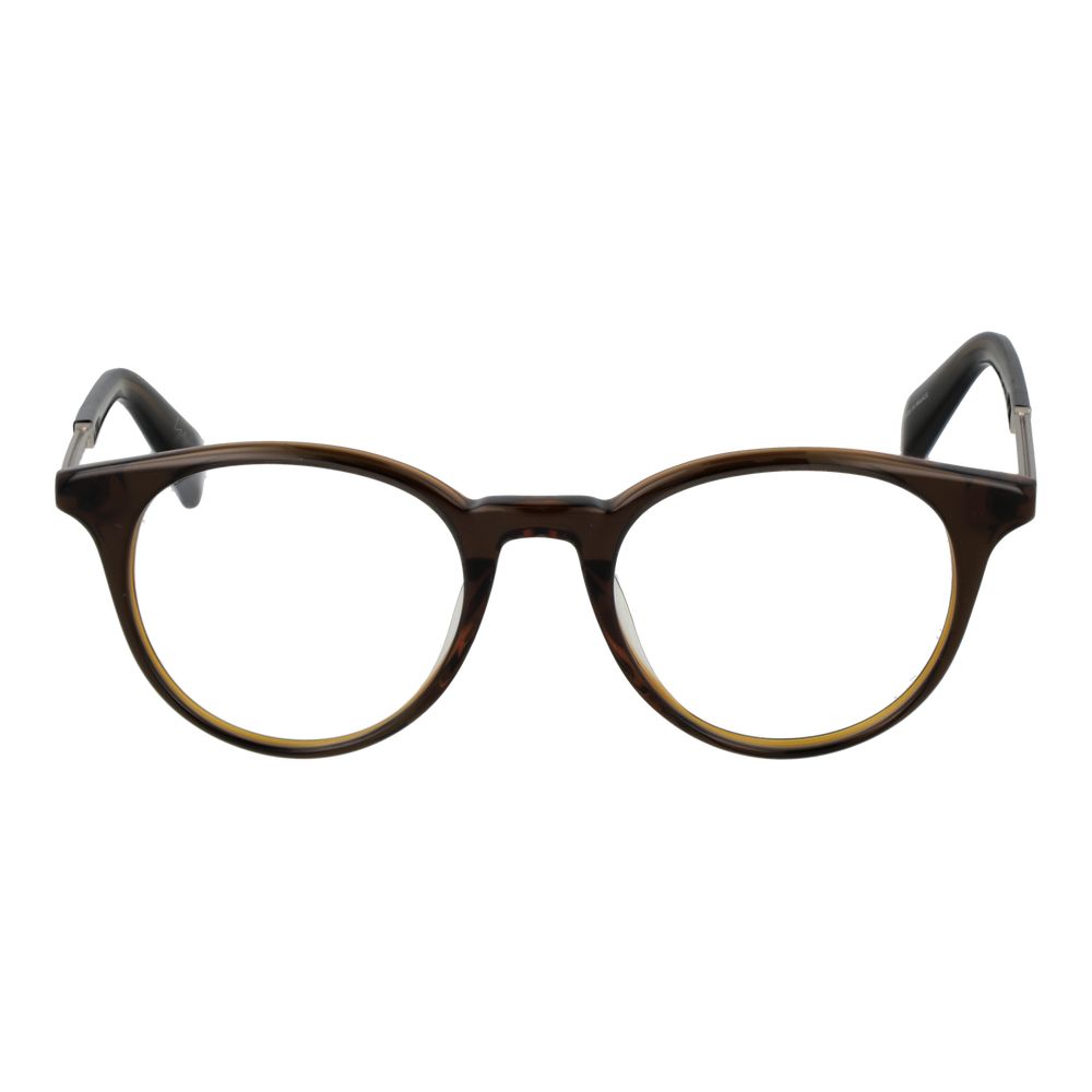 Yohji Yamamoto Braune Kunststoffbrille (Fassung)