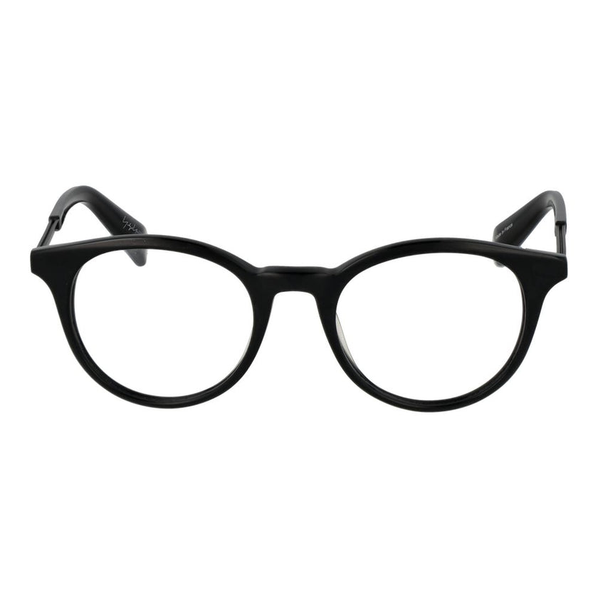 Yohji Yamamoto Schwarze Kunststoffbrille (Gestell)