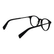 Yohji Yamamoto Schwarze Kunststoffbrille (Gestell)