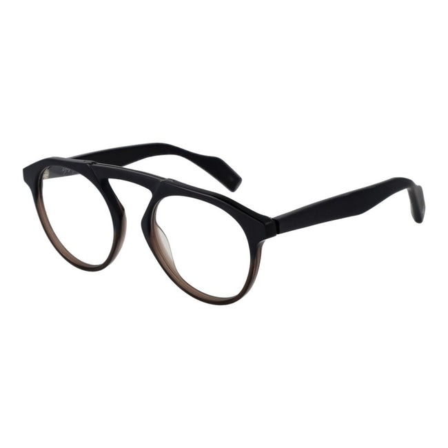 Yohji Yamamoto Schwarze Kunststoffbrille (Gestell)