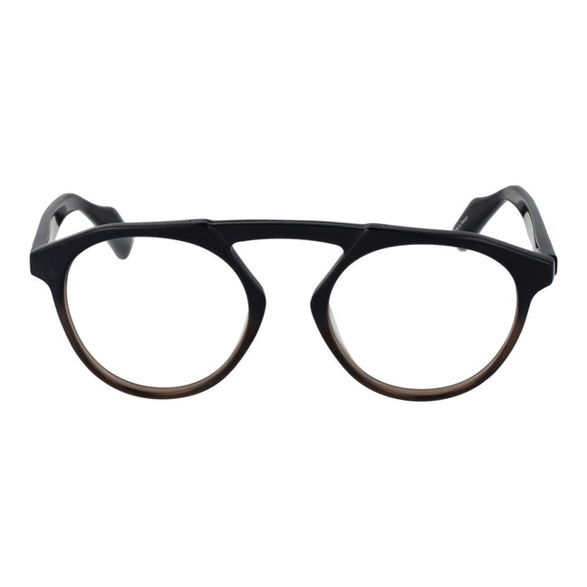 Yohji Yamamoto Schwarze Kunststoffbrille (Gestell)
