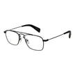 Yohji Yamamoto Schwarze Metallbrille (Gestell)