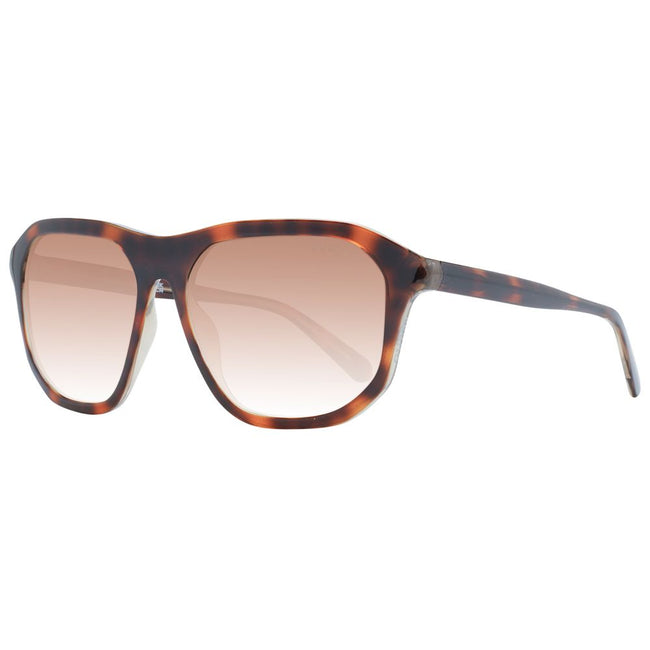 Guess Braune Kunststoff-Sonnenbrille