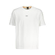 Hugo Boss Weißes Bio-Baumwoll-T-Shirt für Herren