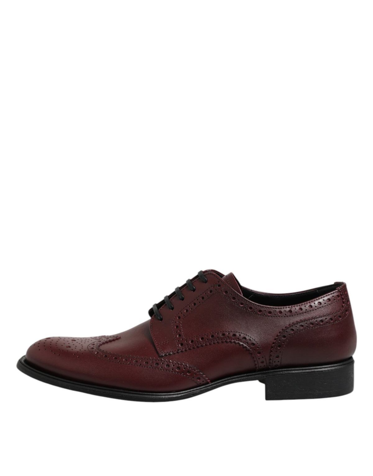 Dolce & Gabbana Brown Leather Lace-Up Derby Dress Shoes
