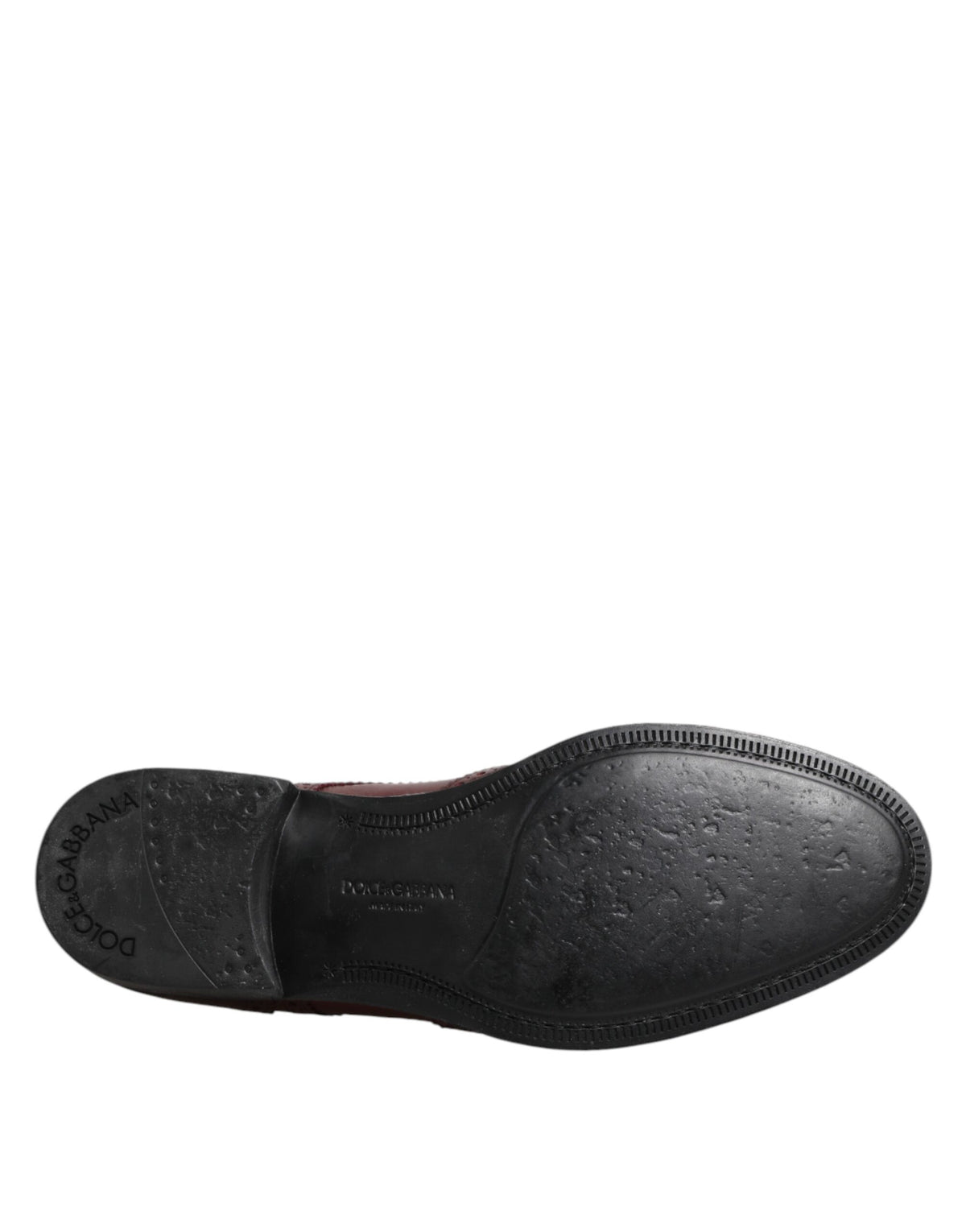 Dolce & Gabbana Brown Leather Lace-Up Derby Dress Shoes