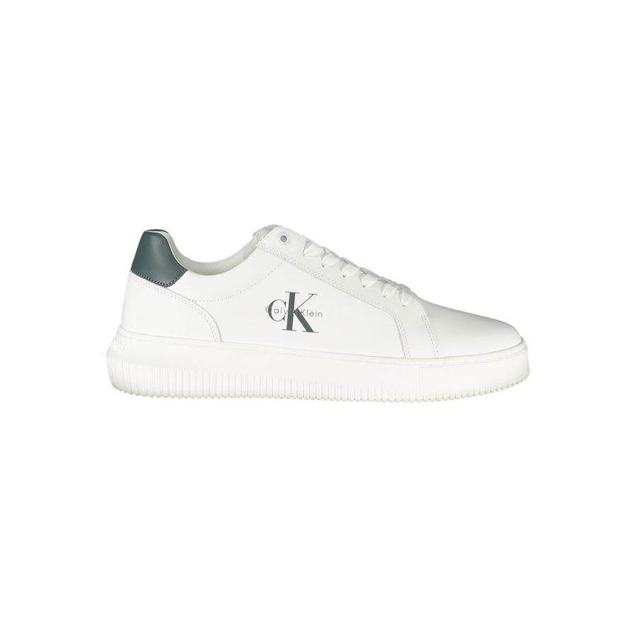 Calvin Klein White Polyurethane Men's Sneaker