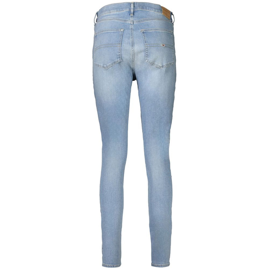 Tommy Hilfiger Blaue Baumwolljeans mit geradem Bein