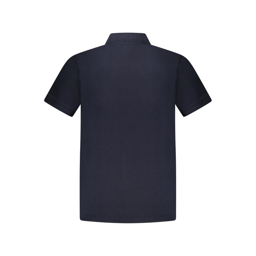 Hugo Boss Blaues Baumwoll-Poloshirt