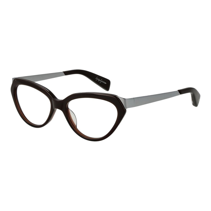Yohji Yamamoto brown acetate glasses frame
