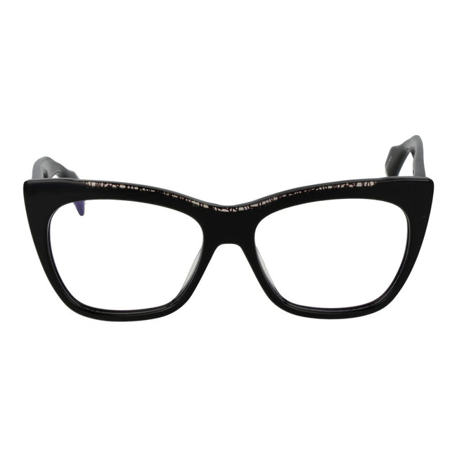 Yohji Yamamoto Schwarze Kunststoffbrille (Gestell)