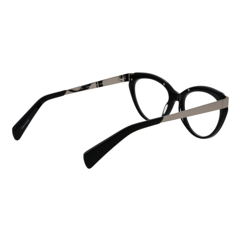Yohji Yamamoto Schwarze Brille aus Acetat (Gestell)