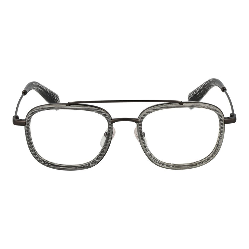 Yohji Yamamoto Graue Kunststoffbrille (Gestell)