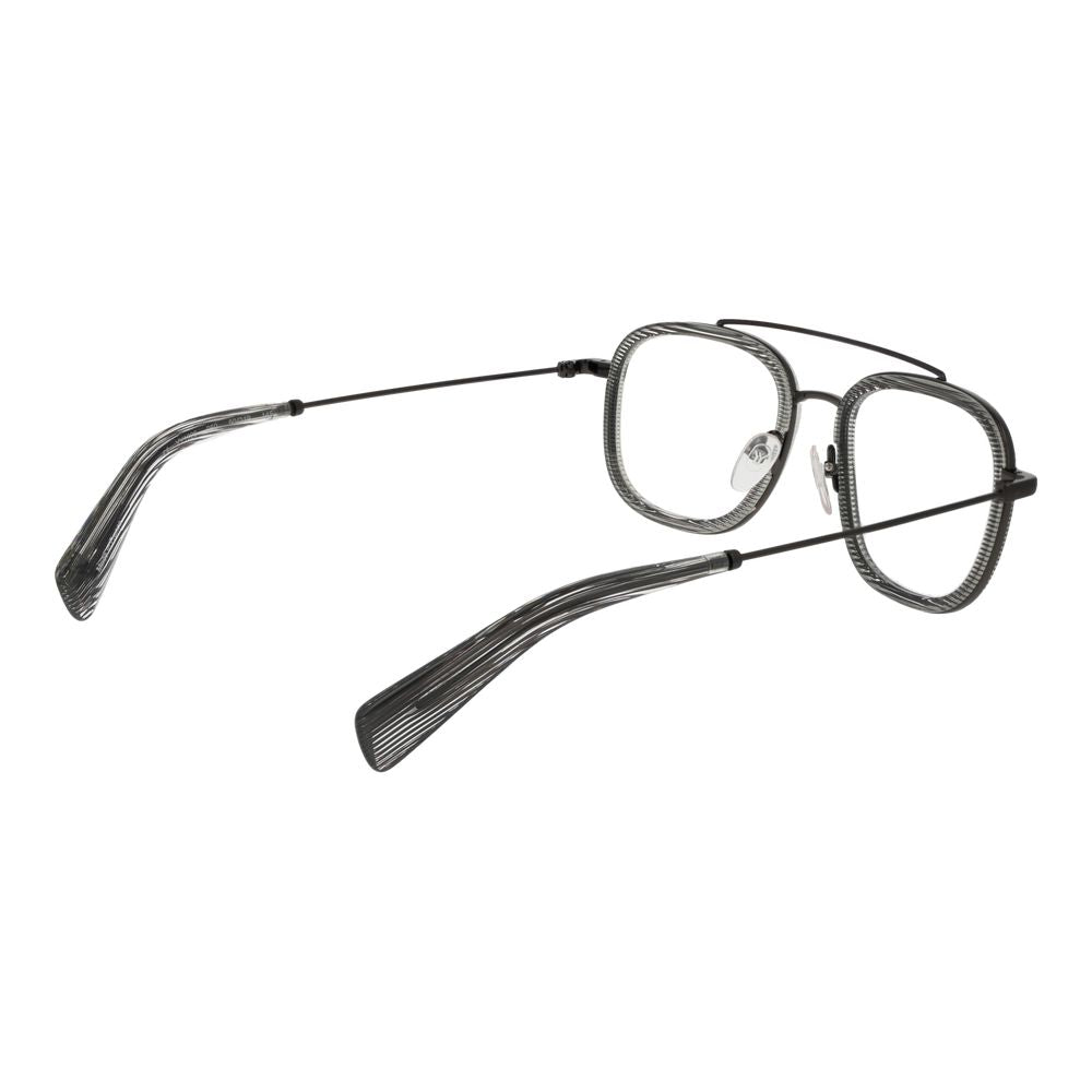 Yohji Yamamoto Graue Kunststoffbrille (Gestell)