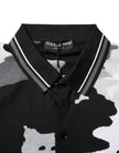 Dolce & Gabbana Multicolor Tarnfarbenes Polo-Shirt mit Kragen