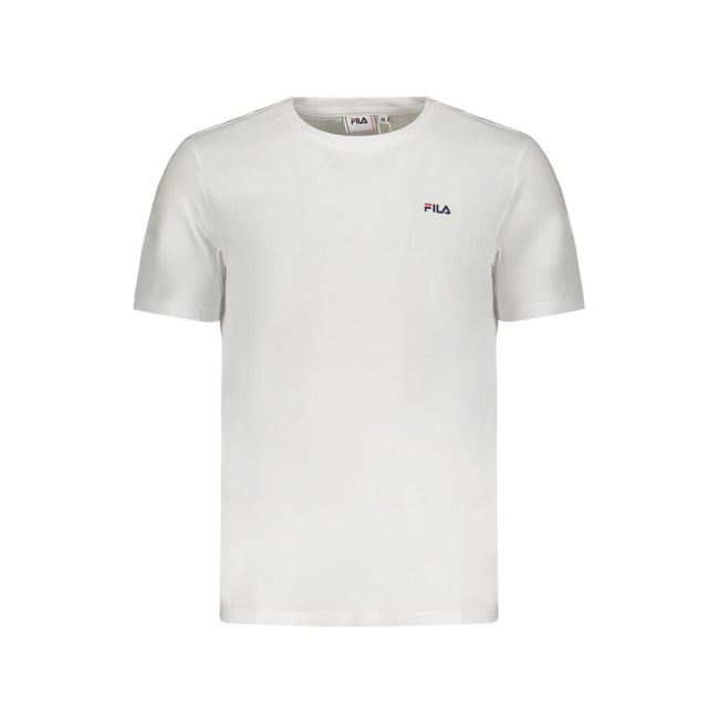 Fila Weißes Bio-Baumwoll-T-Shirt für Herren