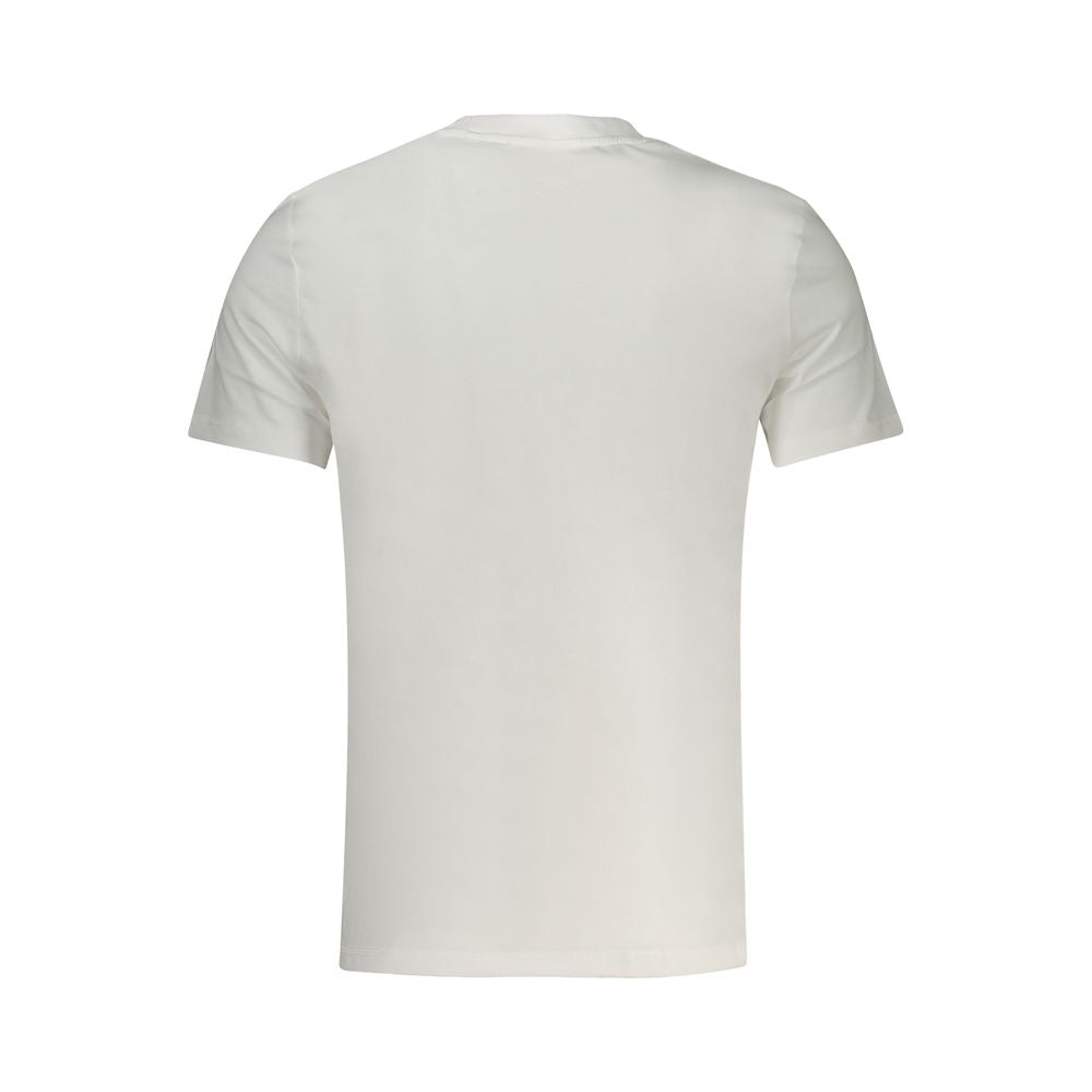 Guess Jeans Men's White Cotton T-Shirt