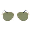 Serengeti Sonnenbrille aus goldfarbenem Kunststoff