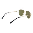 Serengeti Sonnenbrille aus goldfarbenem Kunststoff