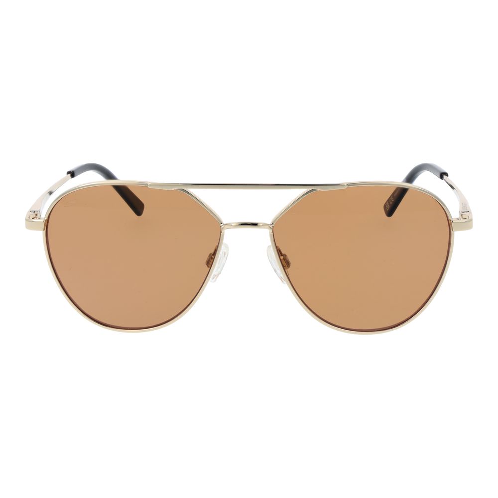 Serengeti Sonnenbrille aus goldfarbenem Kunststoff