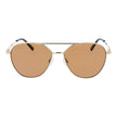 Serengeti Sonnenbrille aus goldfarbenem Kunststoff
