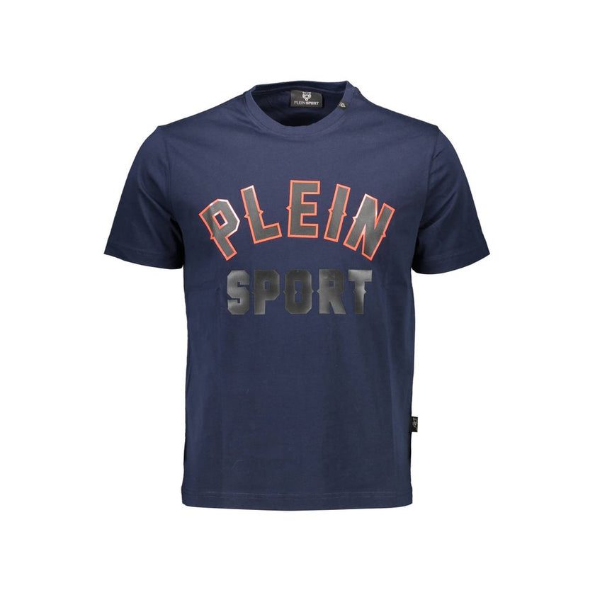 Plein Sport Blu Baumwoll-T-Shirt für Herren