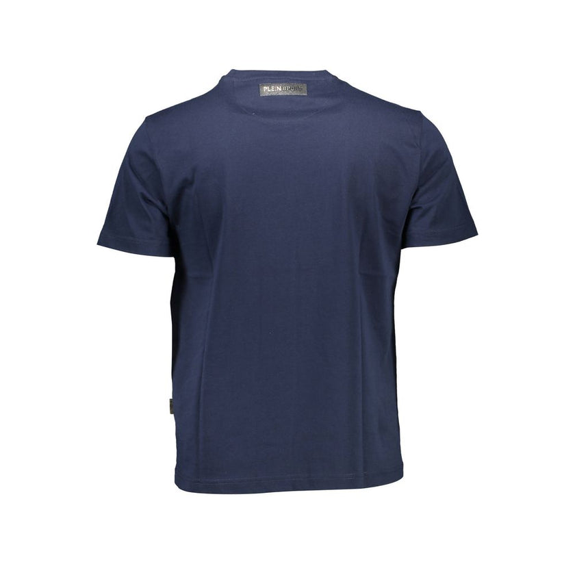 Plein Sport Blu Baumwoll-T-Shirt für Herren